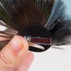 Comidox Hair Clip, Cute Peacock Feather with Rhinestones, Charming Peacock Headpiece Feather Hair Accessories for Women, Weddings, Parties, Halloween, Set of 2