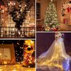 3-Pack 78FT Fairy Lights Battery Operated with Timer & Remote, Waterproof 240 LED Twinkle String Lights Outdoor Indoor 8 Modes for Christmas, Bedroom, Dorm, Wedding, Tree, Mason Jar, Party(Warm White)