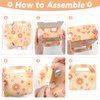 24 Pcs Daisy Flower Treat Boxes Party Supplies Hippie Daisy Flower Summer Party Favors Goodie Gift Boxes for Girls Birthday Baby Shower Wedding Party Decorations Retro Hippie Boho Treat Candy Box Home