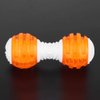 Dog Molar Toy, Pet Toy Dumbbell Dog Fetch Toy, Outdoor Barbell Dog Toy, Puppy Chew Toys for Teething Puppy Supplie for Small and Medium Dog Teeth Cleaning, Cats, Orange