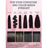 Seamless Clip in Hair Extensions Human Hair Kinky Curly Clip in Hair Extensions, 14 Inch 110g Natural Black Hair Extensions Clip ins, Ultra-thin 0.8mm PU Weft Clip in Hair Extensions Real Human Hair