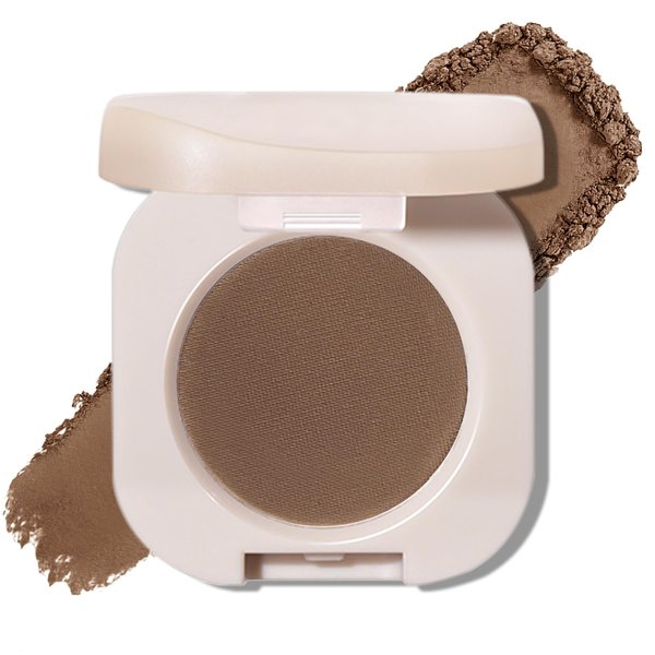 Jutqut Single Matte Eyeshadow, Cool Brown Coffee Eyeshadow, Ultra-fine Lightweight, High Pigment, Long Lasting, Multiuse Blendable Eyeshadow and Brow Makeup, Korean Eyes Makeup, Mocha
