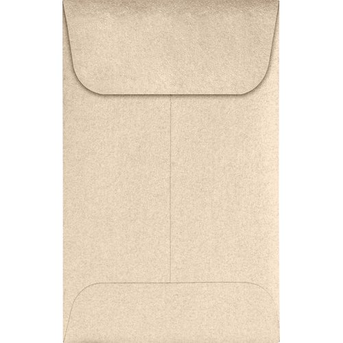 LUXPaper #1 Coin Envelopes | 2 1/4" x 3 1/2" | Taupe Metallic | 80lb. Text | 50 Qty