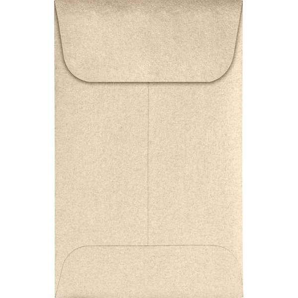 LUXPaper #1 Coin Envelopes | 2 1/4" x 3 1/2" | Taupe Metallic | 80lb. Text | 50 Qty