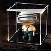 Clear Acrylic Display Case Box ，Versatile Collectibles Display Dustproof Showcase with Thickening Base，for Display Action Figures Home Storage Organizing Toys (8x8x8inch/20X20X20cm)