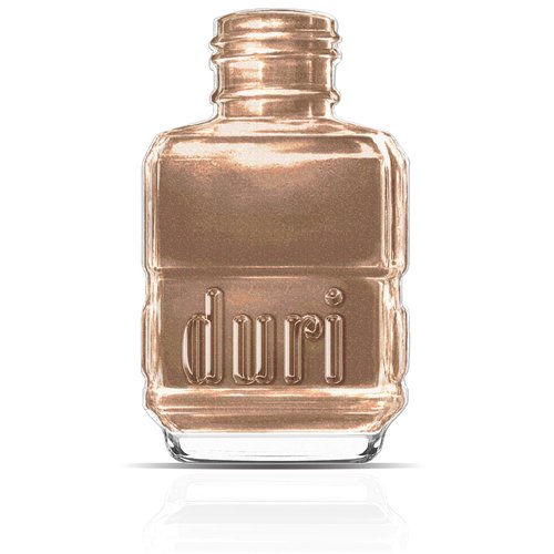 duri Nail Polish, 775 Vinyl Records, Gorgeous Tan with Golden Shimmer, Full Coverage, Quick Drying, Long Lasting, 0.45 Fl Oz