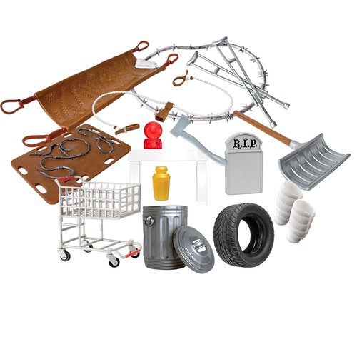 Street Fight Match Accessory Set for Wrestling Action Figures