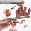 Practice Hand for Acrylic Nails，Nail Practice Hand with Stand Bracket, Flexible Bendable Silicone Nail Practice Fake Hand, Nail Training Mannequin Hand for Acrylic Nails for Beginners, Nail Tech