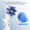Replacement Toothbrush Heads for Oral B Braun, 4 Pack Professional Electric Toothbrush Heads, Precision Clean Brush Heads Refill Compatible with Oral-B 7000/Pro 1000/9600/ 5000/3000/8000 (4pack)