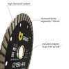 GRAFF 6 Inch Diamond Blade for Angle Grinder - Diamond Cutting Wheel for Cutting Stone, Marble, Granite, Brick, Masonry, Paving Flag, Concrete - Turbo Diamond Saw Blades - 150 mm