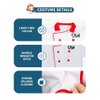 Lesheng space Chef Costume for Kids, Cook Role Play Dress -Up Set with Realistic Kitchen Toys, Pretend Chef Outfit for Halloween