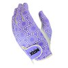 MRX Women Golf Glove Left Handed Golf Gloves Sweat Resistant Soft Cabretta Leather Regular Fit Women Golfer Glove Purple