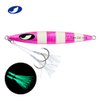 Deep Water Fast/Slow Glow Metal Lead Jig Jigging Fishing Lures Baits Tackle 60g/80g/150g/200g/250g 240lb (Pink, 200g)