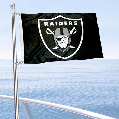 Las Vegas Raiders Boat and Golf Cart Flag
