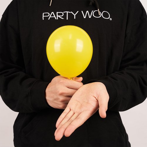 PartyWoo Yellow Balloons, 50 pcs 5 Inch Matte Yellow Balloons, Yellow Latex Balloons for Balloon Garland Balloon Arch as Party Decorations, Birthday Decorations, Baby Shower Decorations, Yellow-Y55