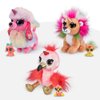 Coco Surprise Fantasy Series 1 (3 Pack) Version 2 by ZURU Animal Plush Toys with Baby Collectible Surprise in Cone, Animal Toy for Girls and Kids (Flamingo, Poodle, Lion),Multi-Color