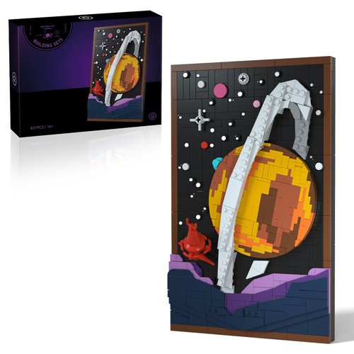 Givenni Art Planetary Exploration Space Building kit, Building Set for Adults, Gift Idea for Sci-Fi and Astronomy Lovers to Build and Hang or Display Freestanding, Home Décor Ideas for Living Room.