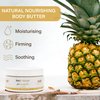 PURE FIJI Body Butter - Moisturizer Body Butter Cream - Face Cream and Body Lotion for Dry Skin with Natural Oils & Vitamin E, Body Butter For Women for Men,Pineapple, 8oz