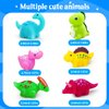 TOY Life Dinosaur Bath Toys for Kids Ages 4-8, Bath Toys for Kids Ages 1-3, Light Up Bath Toys for Boys Girls, Toddler Bath Time Toy, Baby Bath Toys, No Hole Bath Toys, Bathtub Toy for Toddler.