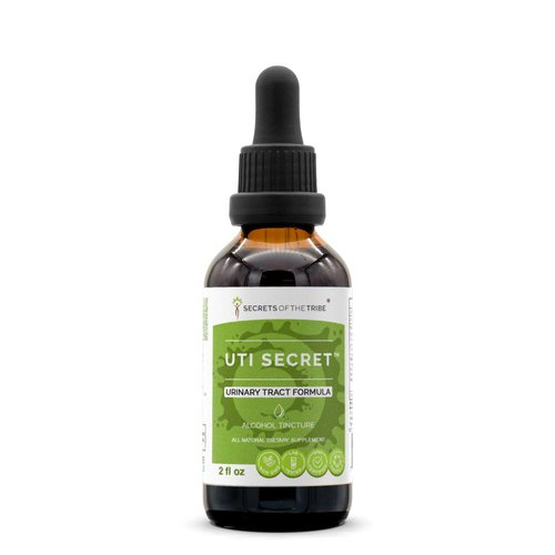 Secrets of the Tribe - UTI Secret, Urinary Tract Formula, Herbal Supplement Blend Drops Alcohol Liquid Extract (2 fl oz)