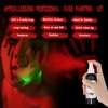 OLO guai,NEW-Halloween high-quality zombie prank costume, makeup props, fake blood，2PCS fake blood（bright and dark） and blood ointment suit gift of makeup sponge and nozzle