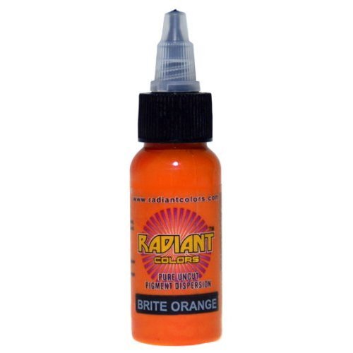 Radiant Colors - Bright Orange - Tattoo Ink 1oz Made in USA