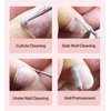 MelodySusie Ball Shape Cuticle Clean Nail Drill Bit 3/32'', Professional Safety Carbide Diamond Nail Bit Nail Cleaner for Cuticle Dead Skin Nail Prepare, Two Way Rotate, Manicure Nail Salon Supplies