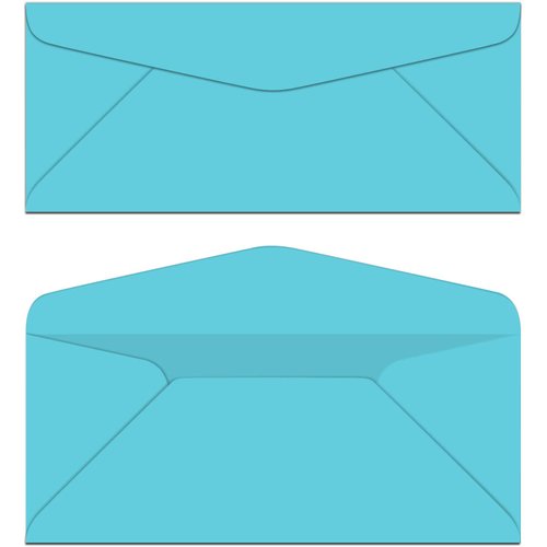 Lunar Blue #10 Business Color Mailing Envelopes | 4 1/8 X 9 ½ inches | 24lb Bond Bright Color Paper (90 gsm) | 50 Envelopes Per Pack