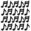 ZHENGYE 20PCS Music Balloons 16 Inch Music Themed Party Supplies Music Note Balloon Foil Aluminum Balloon Baby Shower Music Party Wedding Birthday Party Celebrations Decoration (Black)
