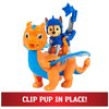 Paw Patrol, Rescue Knights Chase and Dragon Draco Action Figures Set, Kids Toys for Ages 3 and up