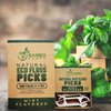 Natural Dental Floss Picks - Eco Friendly Cruelty Free & Vegan Tooth Flossers Pick Set with Biodegradable and Compostable BPA Free Handle & Zero Waste Packaging - 200 Pack (Mint Flavored)