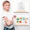 Partywind 408 PCS Dinosaur Kids Temporary Tattoos, Individually Wrapped Cut Tattoos for Dinosaur Party Supplies Favors, Boys Birthday Games Goodie Bag Stuffers, Dinosaur Decorations