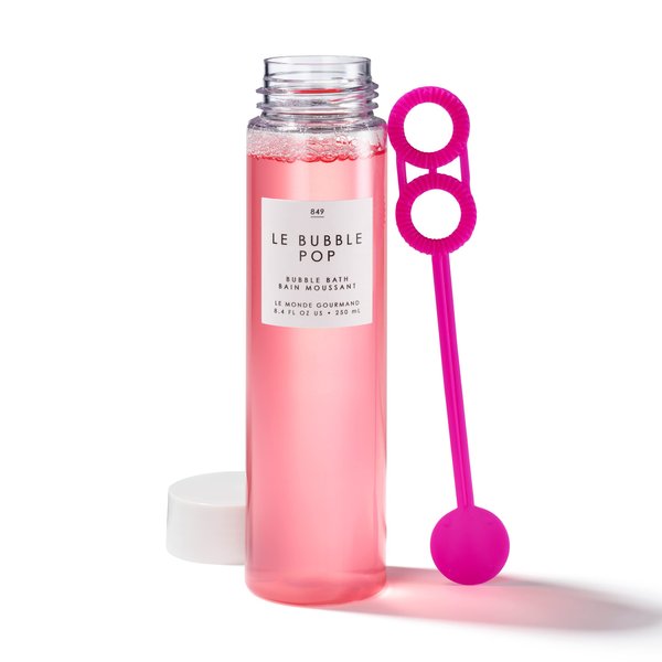 Le Monde Gourmand Le Bubble Pop Bubble Bath - 8.45 fl oz (250 ml) - Sugary, Fruity, Yummy Fragrance Notes