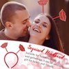 XIELIME 1PCS Valentine's Day Headband Glitter Red Lips Shaped Hair Band Love Hair Hoop Red Head Bopper Red Lips Hair Accessories for Women Girls Valentines New Year Party Wedding Birthday Gift