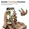Mossy Oak Rubber Guard Tactical Gloves, Touch Screen Airsoft Gloves for Outdoor Hunting Motorcycle Climbing Paintball