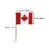 100 Pcs Canada Flag Canadian Toothpick Flags, Small Mini Stick Cupcake Toppers Canadian Flags Cocktail Picks