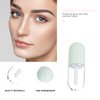 FOMIYES 10Pcs 5ml Cute Capsule Shaped Mini Lip Gloss Tubes Refillable Lip Balm Bottles Clear Empty Lip Balm Containers Plastic Lipstick Tube with Wands for DIY Cosmetics Green