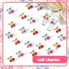 Vodolo 20pcs Cherry Nail Charms for Nails Accessories,3D Metal Nail Charms for Nails Design Nail Art Supplies Professional for Women Nails Decoration DIY Craft Making