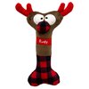 Huxley & Kent for Dogs | Reindeer Bone | Christmas Holiday Power Plush Dog Toy with Squeaker | Funny Dog Toy Gift | Fun, Durable, and Safe | H&K Squeaky Dog Toys