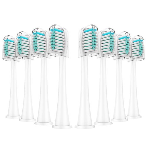 Replacement Toothbrush Heads Compatible with Philips Sonicare Electric Toothbrush,Electric Toothbrush Head Fits DiamondClean, ProtectiveClean, EasyClean, FlexCare, HealthyWhite (Pack of 8)