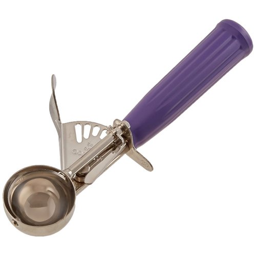 Winco No.40 Ice Cream Disher with Plastic Handle, Purple