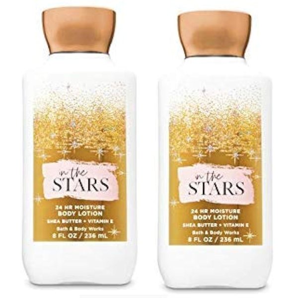 Bath & Body Works In The Stars Body Lotion Shea Butter + Vitamin E 8.0 Oz (Pack Of 2)