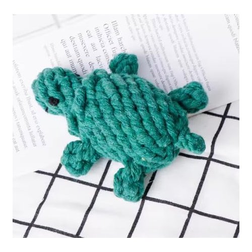 Turtle Dog Toy Cotton&Puppy Rope Toys Teething,Dog Toys Without Squeakers Chew Proof Dog Toy Indestructable Dog Chew Toys for Aggressive Chewers Small,Medium Breed Turtle Teething Toy (Turtle)