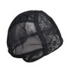 Double Lace Wig Cap for Making Wigs with Adjustable Straps on the Back Swiss Lace Hairnet (Small 21.5inch, Black)