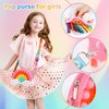 SCIONE Birthday Gifts for Girls, for Teens Kids Daughter Sister Her,Pop Purse Fidget Stress Release Toy, Rainbow Cloud Shoulder Bag Classroom Exchange Present,Cute Trendy Stuff