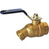 American Valve M76QT 3/4" Quarter Turn Hose Bibb FIP, 2 port, 3/4-Inch, Brass