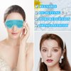 BKPPLZP Cold Face Eye Mask Ice Pack for Dark Circles,Eye SPA,Pressure,Cooling Face Masks for Women Sleeping,Skin Care Gel Beads Hot Cold Use Ice Facial Mask