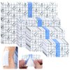 Mardatt 130Pcs 4 Size Waterproof Stretch Adhesive Bandage Assortment Set, Clear Tattoo Protection Film Transparent Adhesive Bandages Dressing Tape Tattoo Aftercare Wrap for Shower