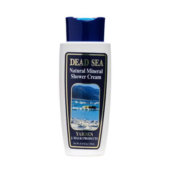 Malki Dead Sea Products Natural Mineral Shower Cream Body Wash | SLS-Free, Vegan-Friendly, Skin-Revitalizing Formula | Soothes Eczema, Psoriasis, and Acne Conditions | Dead Sea Products