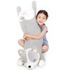 Yeqivo Shiba Inu Body Pillow Long Shiba Inu Stuffed Animal Plush Cute Corgi Akita Dog Plush Toy Soft Shiba Inu Plush Pillow LongDog Plushie Gifts for Girls Kids Girlfriend(Grey, 60cm/23.6inch)